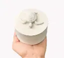 Turtle Concrete Jar
