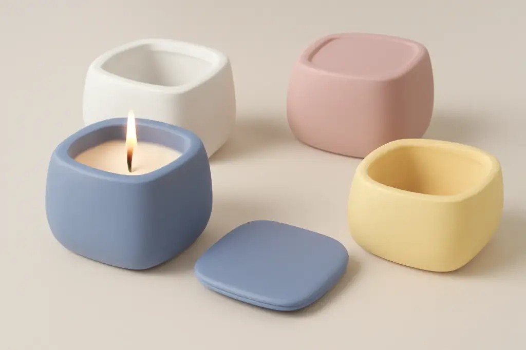 Square Jar Mould -  3.15 × 2.40 inch