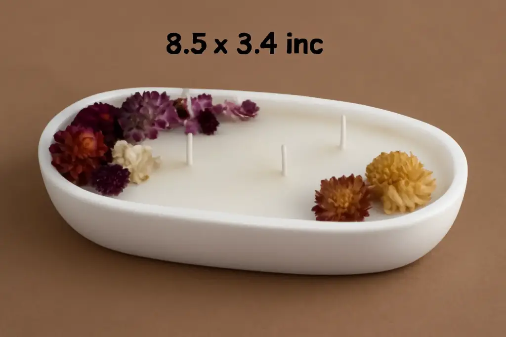 Long Oval Candle Tray Mould