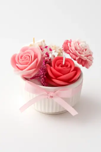 Big Flower Bouquet Candle